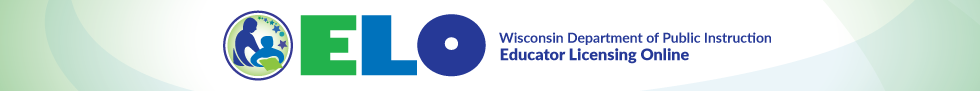 Wisconsin Department of Public Instruction Educator Licensing Online ELO logo